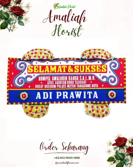 Papan Bunga Ucapan Selamat Putukrejo
